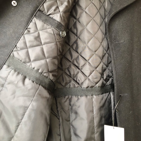 Cole Haan Car Coat/Pea Coat Large - Picture 9 of 11